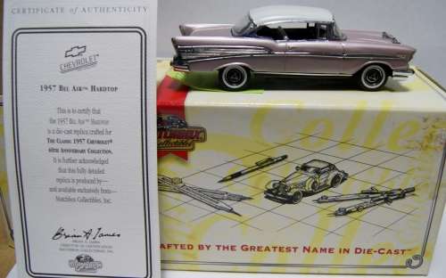 b030  MATCHBOX DINKY SCALE 1:43 '57 CHEVY BELAIR