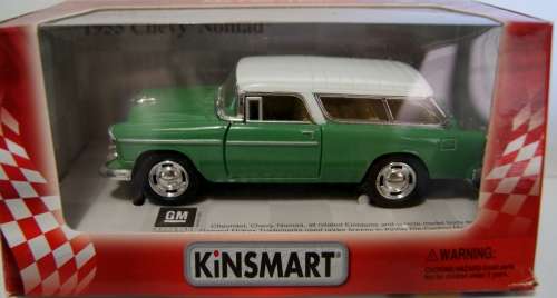 f KINSMART SCALE 1;43 1955 CHEVY NOMAD WAGON