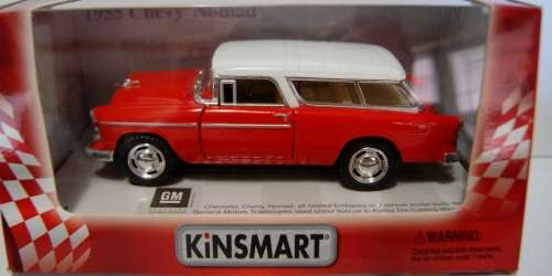 f KINSMART SCALE 1;43 1955 CHEVY NOMAD WAGON