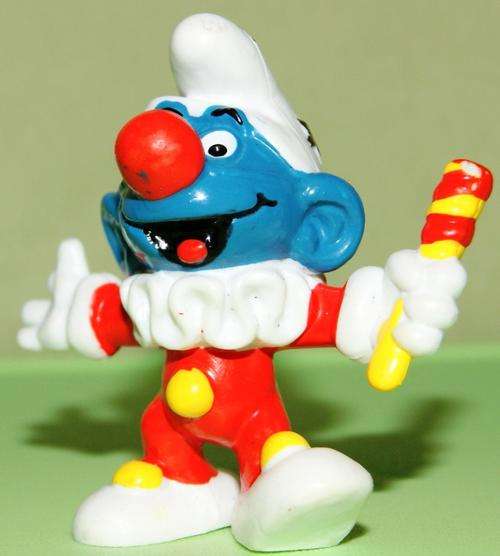 Vintage - MacDonalds Jester(Clown) smurf