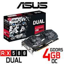 ASUS Dual Series Radeon RX580 4GB GDDR5 Graphics Card - NO Packaging