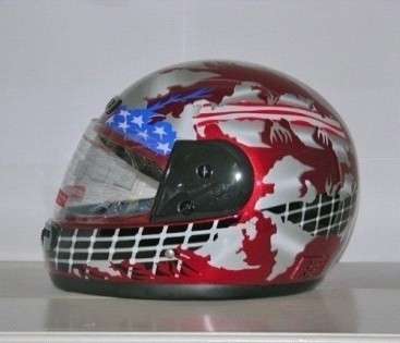 Helmet - Full  face . Ideal for atv's,  go carts (non DOT)