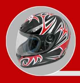 Helmet - Full  face . Ideal for atv's,  go carts (non DOT)