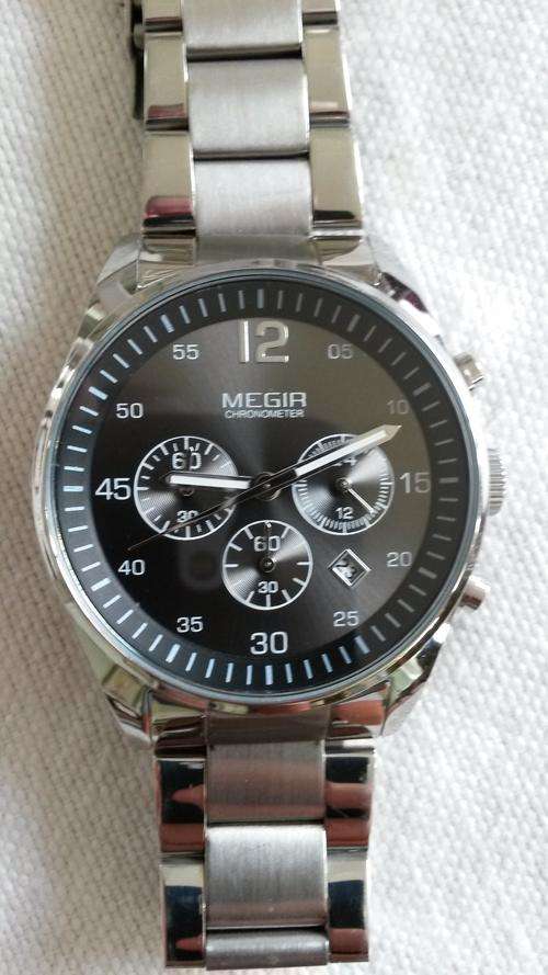 Brand new MEGIR CHRONOGRAPH STUNNING LOOKING MEN WATCH ( FREE SHIPPING)