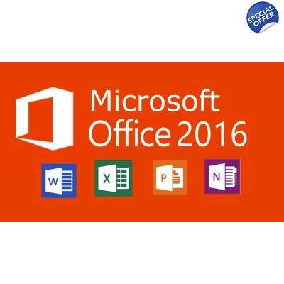 Microsoft Office 2016 Pro Plus 32/64 Bit Product Key + Dowload link. Instant Delivery