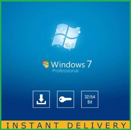 Microsoft Windows 7 Pro 32/64-bit License Key + download link. Instant Delivery