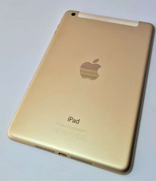 Apple iPad Mini 3 - Gold 16GB WiFi + 4G!! (Like New!)
