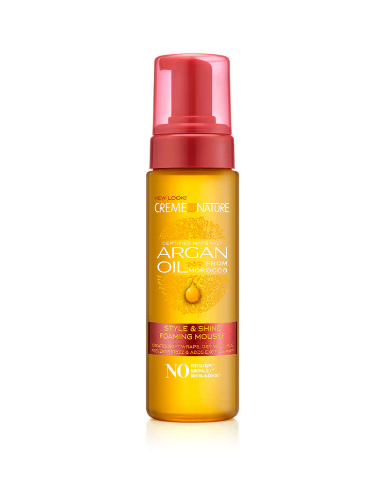 Creme of Nature with Argan Oil Style & Shine Foaming Mousse