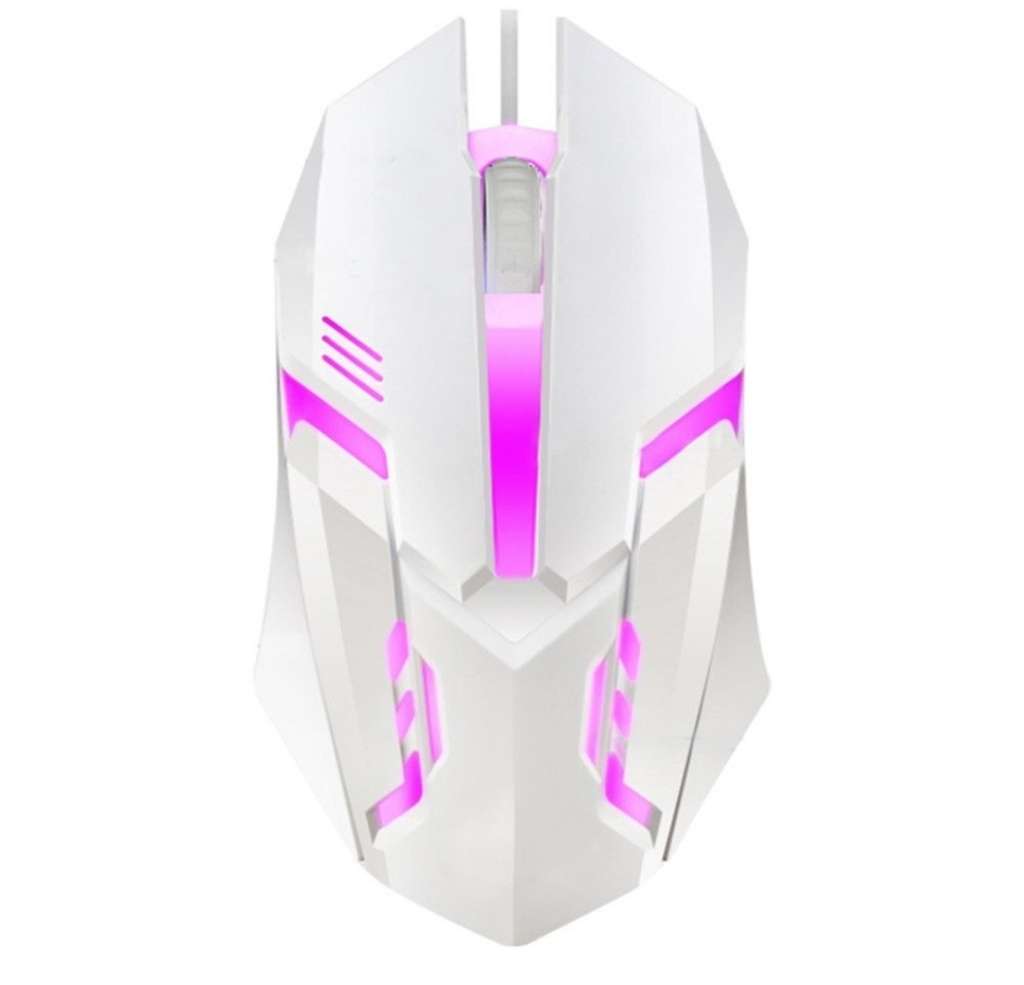 USB Wired Colorful Breathing Light Optical Gaming Mouse 1200DPI