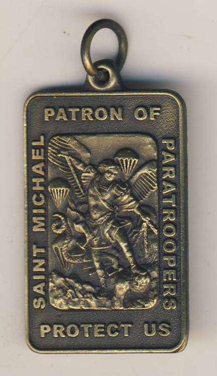 Numbered Saint Michael Parabat Pendant