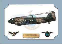 Poster - SAAF DC3 in Camo