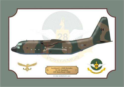 SAAF C 130 Hercules Poster