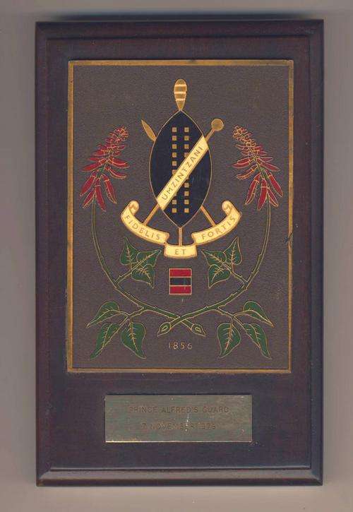 Prince Alfreds Guard Plaque