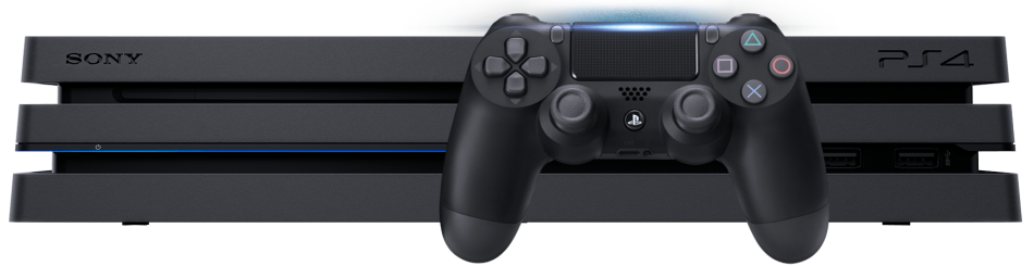 Sony PlayStation 4 Pro 1Tb (Model: CUH-7016B) (4K HDR Gaming) + 2 Games + Controller + FREE Shipping