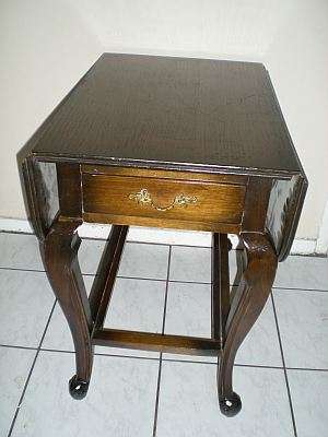 Imbuia Drop Leaf Table small