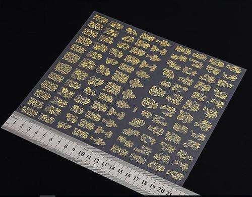 large sheet nail stickers