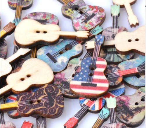 wooden buttons