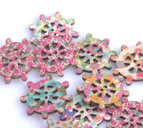 wooden buttons