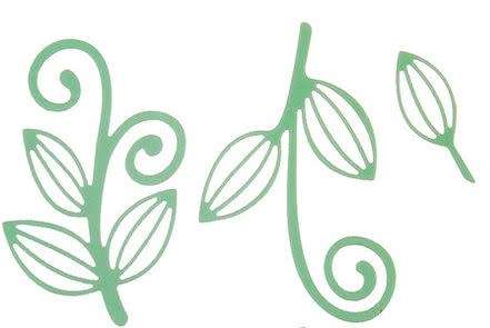 50 pieces of paper embellishments