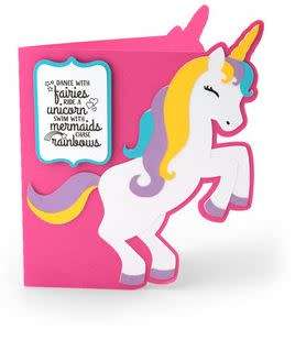 Unicorn card plus envelope