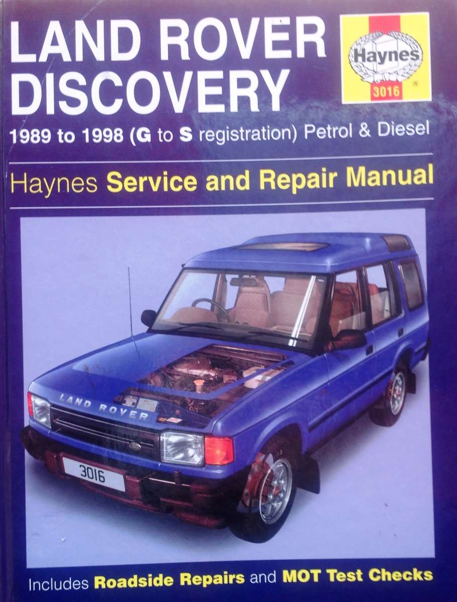 Haynes 3016 - Land Rover Discovery - 1989 to 1998 (G to S registration) Petrol and Diesel