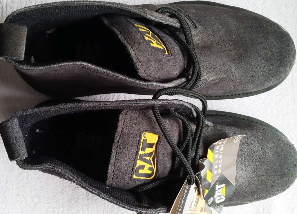 Caterpillar Walking Machine Boots - Blue Suede Shoes