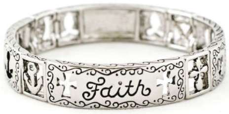 New - gifts for any occation - Faith Love and Hope Bracelet