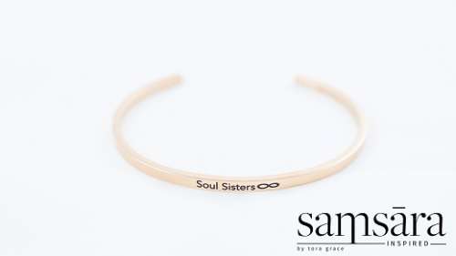 Inspirational gift bracelet - 100% stainless steel