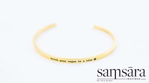 Inspirational gift bracelet - 100% stainless steel