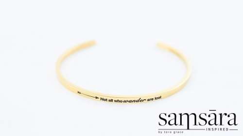 Inspirational gift bracelet - 100% stainless steel