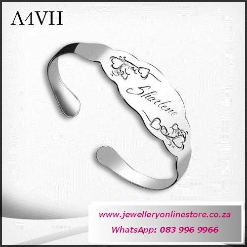 Valentine gifts - Personalized open end bangle plus FREE engraving
