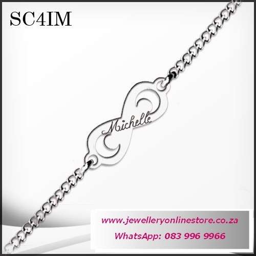 Valentine gifts - Personalized chain bracelet plus FREE engraving