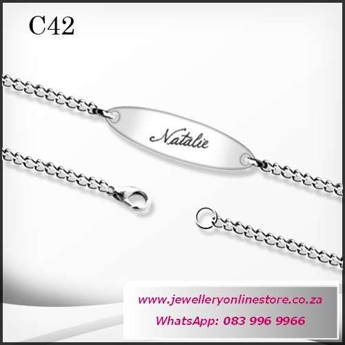 Valentine gifts - Personalized chain bracelet plus FREE engraving