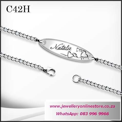 Valentine gifts - Personalized chain bracelet plus FREE engraving