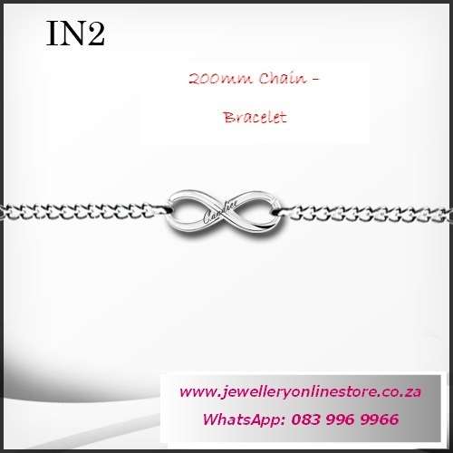 Valentine gifts - Personalized chain bracelet plus FREE engraving