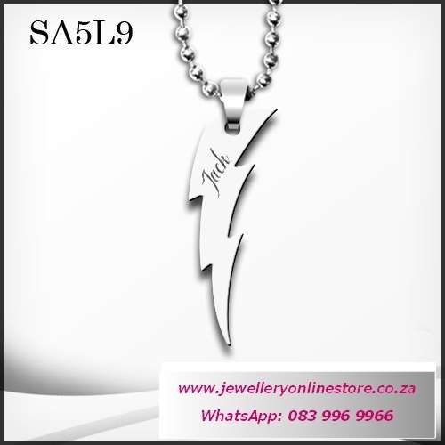 Valentine gifts - Personalized men chain pendant plus FREE engraving