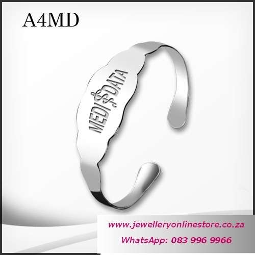 Medic bracelet or necklace - with your alert engraved