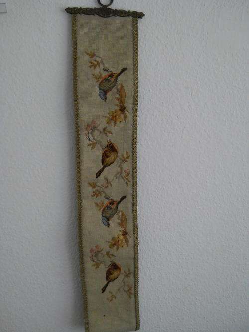VINTAGE BIRD TAPESTRY - VERY OLD