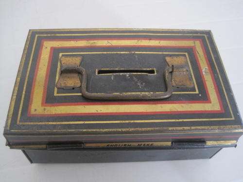 1950's tin money box - Made in England
