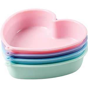 Heartshape Silicone Cake Moulds x 4!