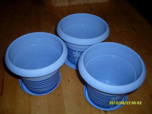 Baba Gardening Pots x 3 (Blue)