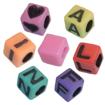 Make-a-Word Letter Beads and Cords