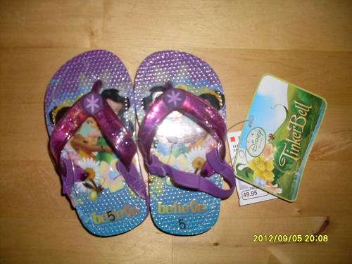 Disney's Tinkerbell Sandals. Size 5