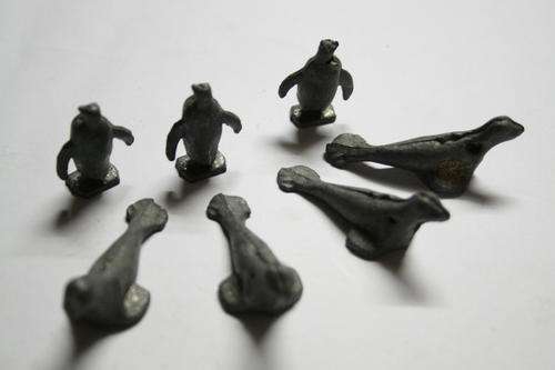 Lead Sea Animals x 7