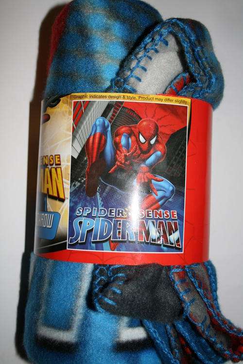 Authentic Spiderman Fleece Throw