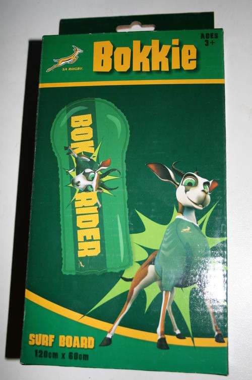 SA Rugby Bokkie Surfboard LILO!