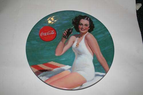 Melamine Beach Babes Coca Cola Plate