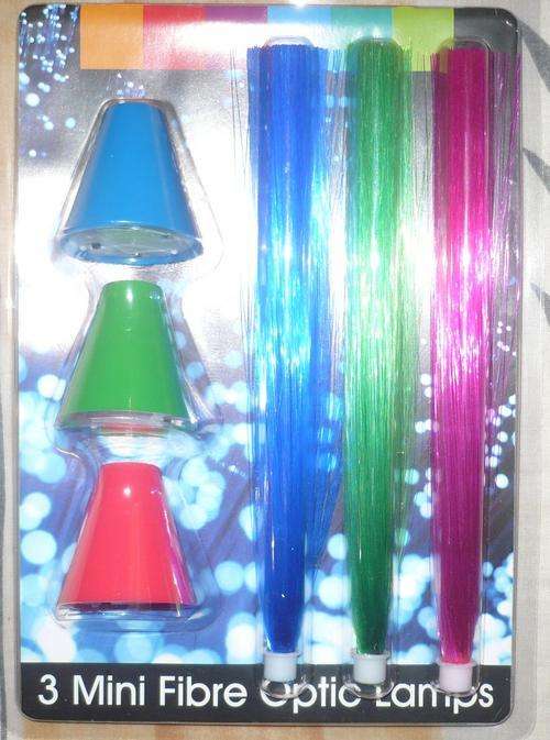 Eurolux 3 MINI FIBRE OPTIC LAMPS