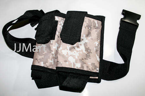 Paintball belt with  2 pouches (Digital camo)