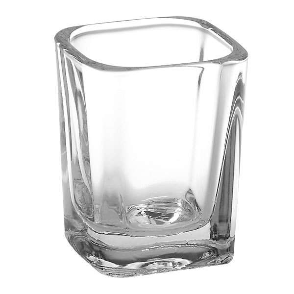 Clear Square Shot Glasses x 12